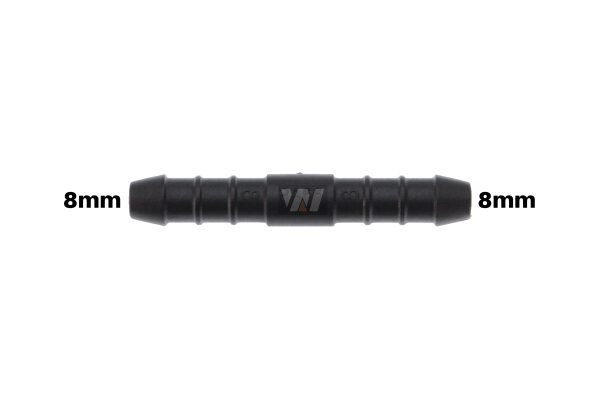 WamSter® I Schlauchverbinder Pipe Connector 8mm Durchmesser
