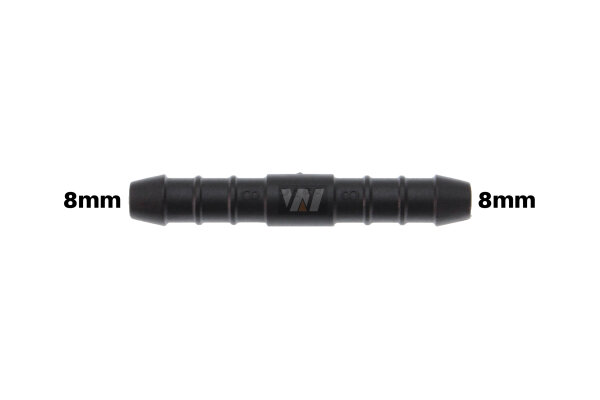 WamSter® I Schlauchverbinder Pipe Connector 8mm Durchmesser