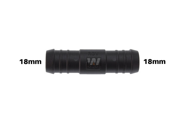 WamSter® I Schlauchverbinder Pipe Connector 18mm Durchmesser