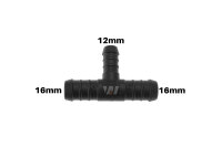 WamSter® T Schlauchverbinder Pipe Connector reduziert 16mm 16mm 12mm Durchmesser