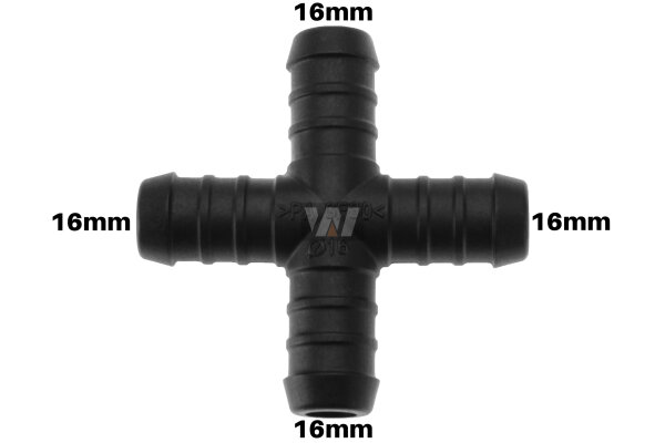 WamSter® Y Schlauchverbinder Pipe Connector reduziert 8mm 8mm 14mm