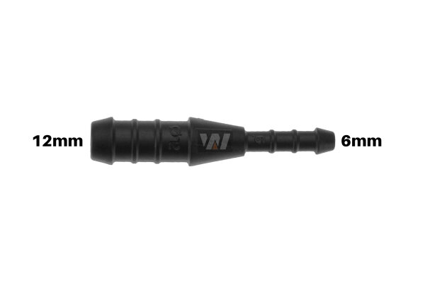 WamSter® I Schlauchverbinder Pipe Connector reduziert 12mm 6mm Durchmesser