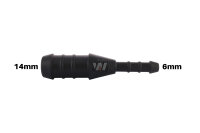 WamSter® I Schlauchverbinder Pipe Connector reduziert 14mm 6mm Durchmesser