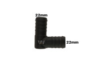 WamSter® L 90° Schlauchverbinder Pipe Connector 22mm Durchmesser