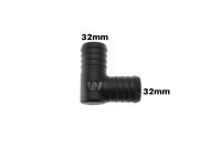 WamSter® L 90° Schlauchverbinder Pipe Connector 32mm Durchmesser